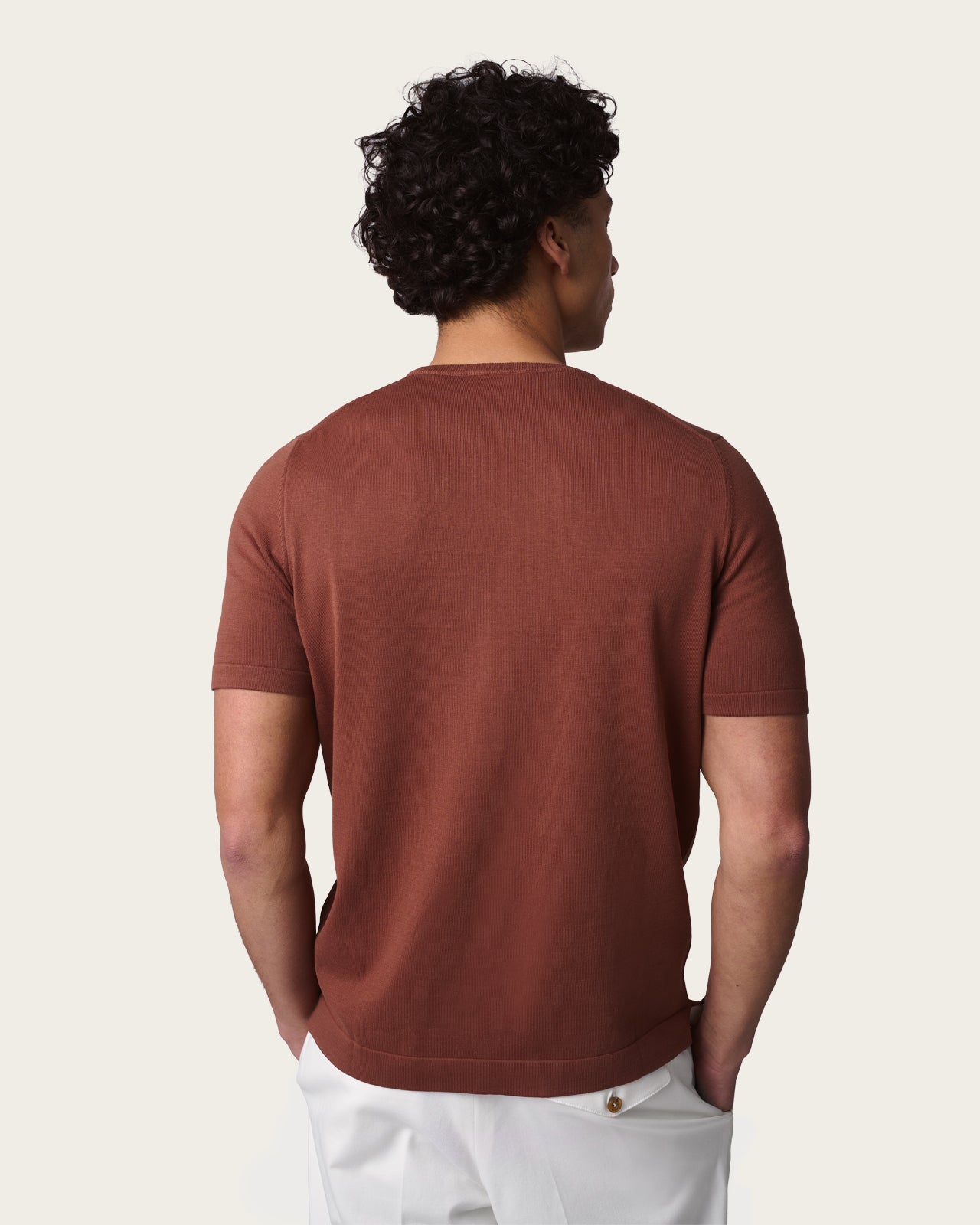 Knitted T-shirt Canyon rust