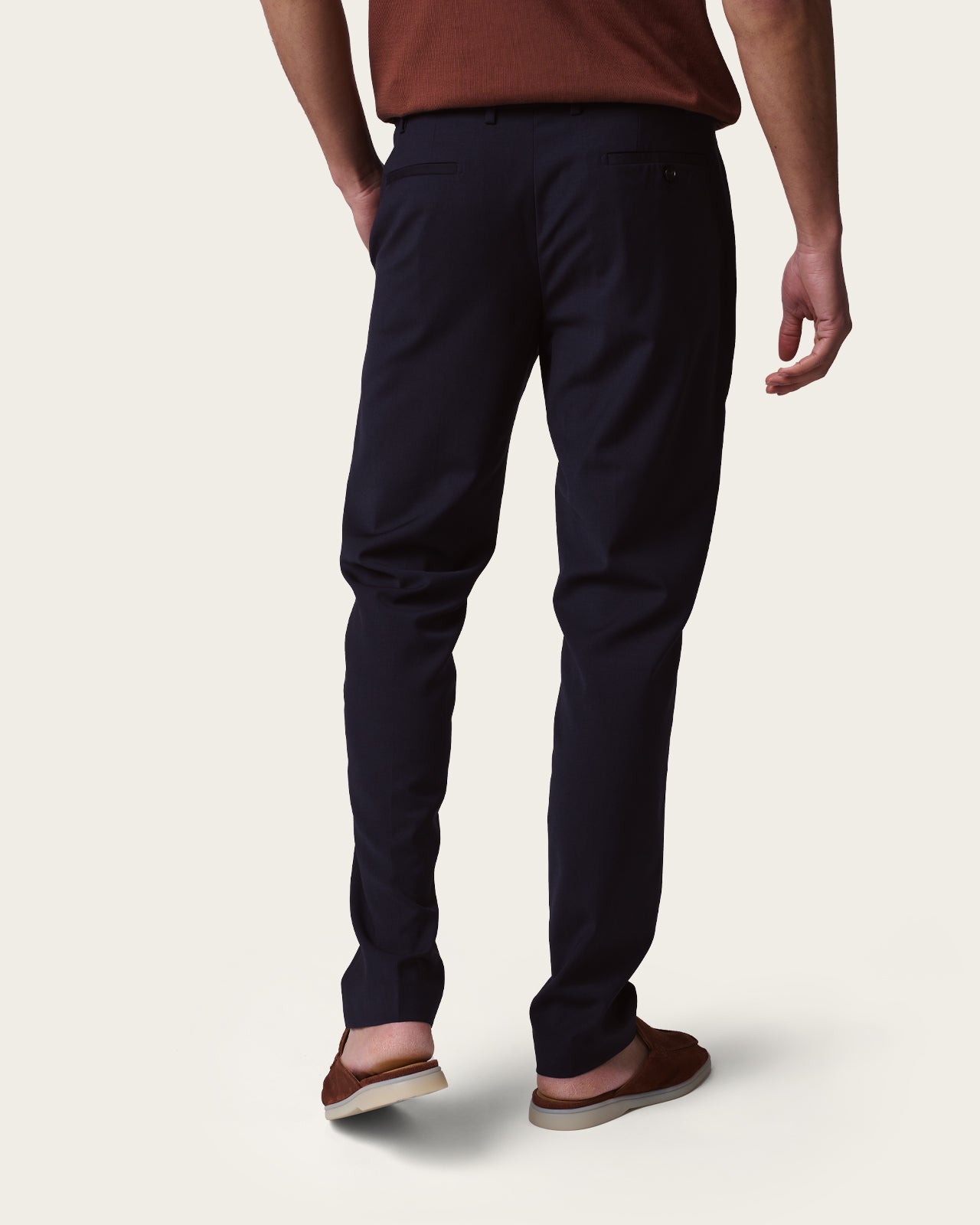 Slim Fit Tailored Trousers Sapphire Blue