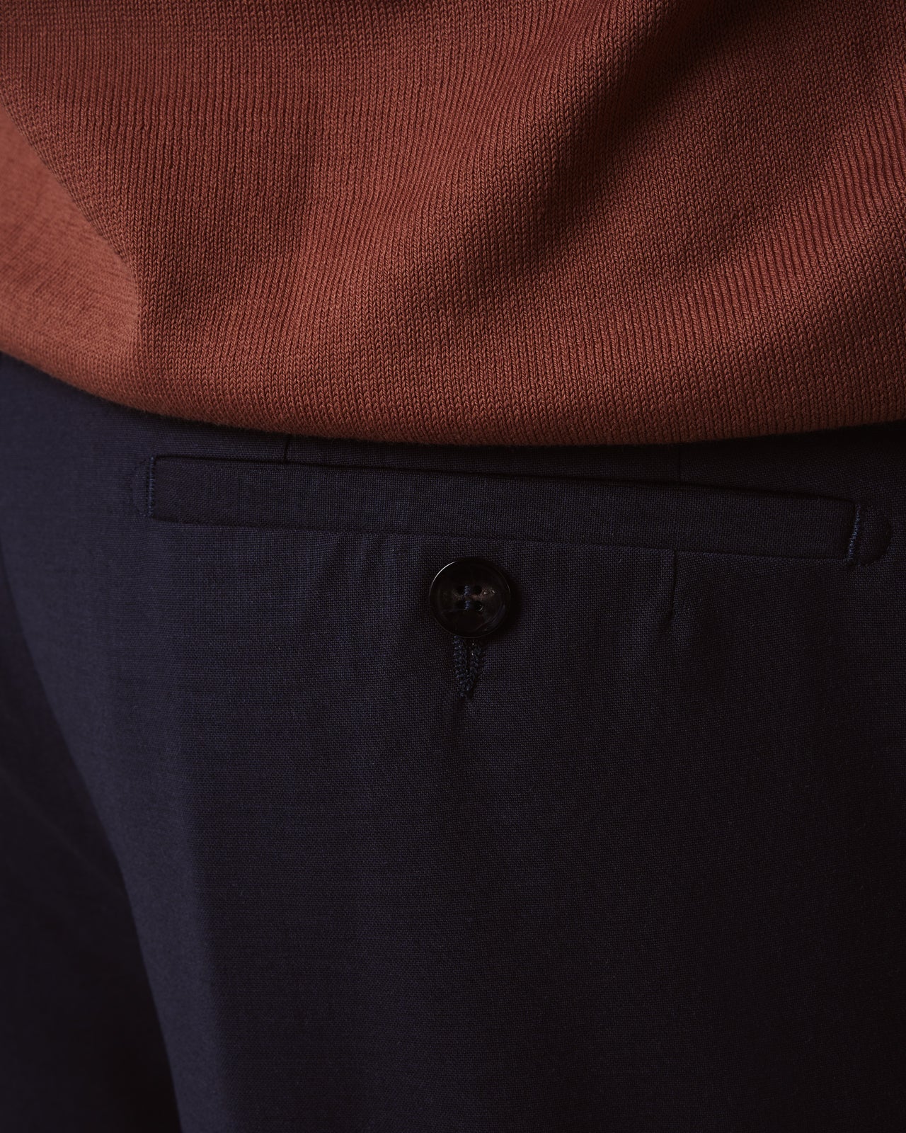 Slim Fit Tailored Trousers Sapphire Blue