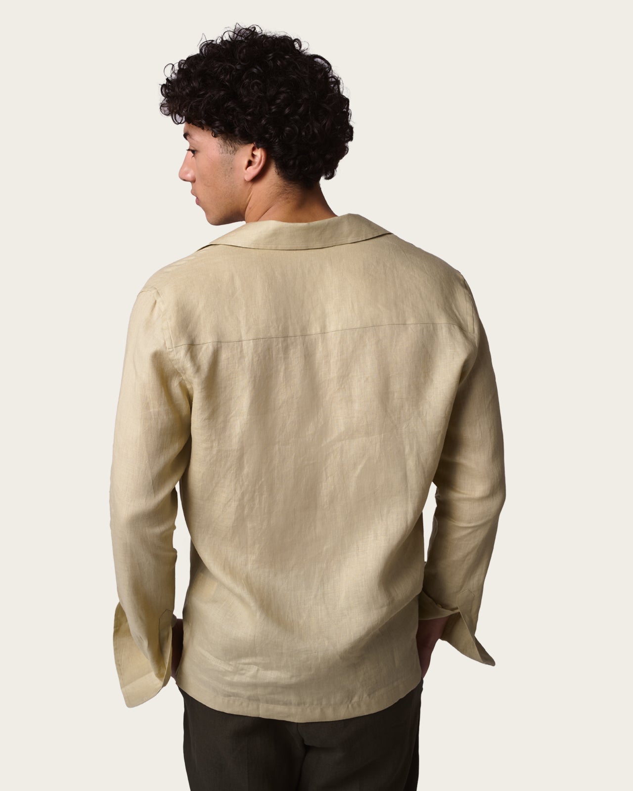 Linen Shirt Light Green