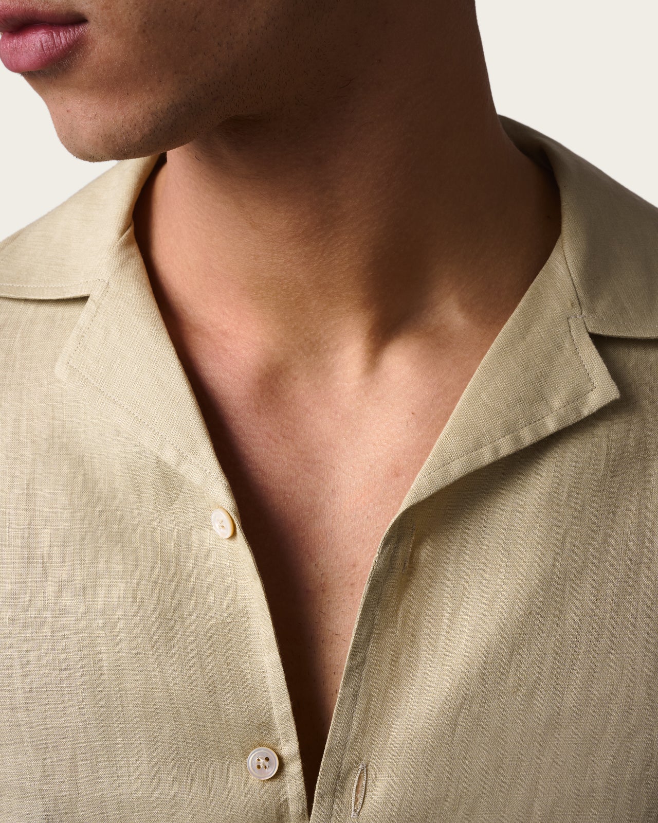Linen Shirt Light Green
