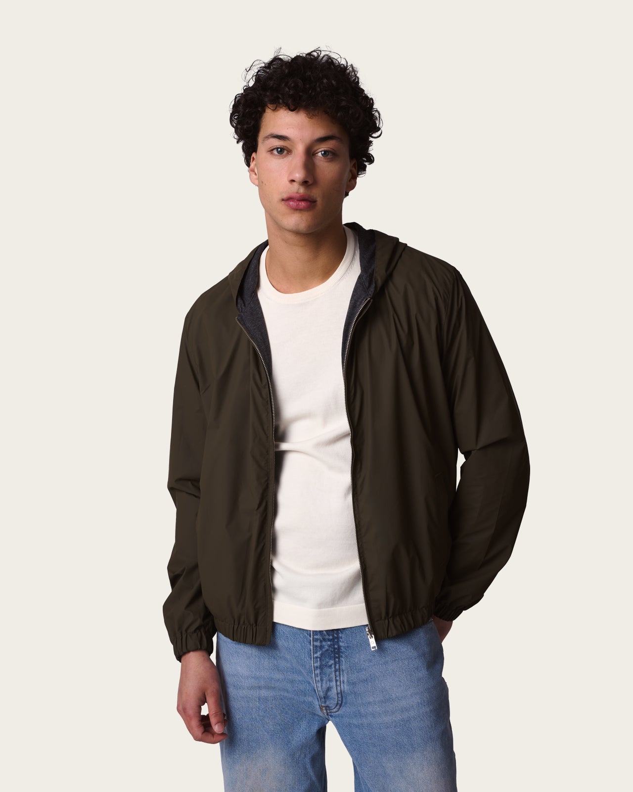 Reversible Jacket Olive Green