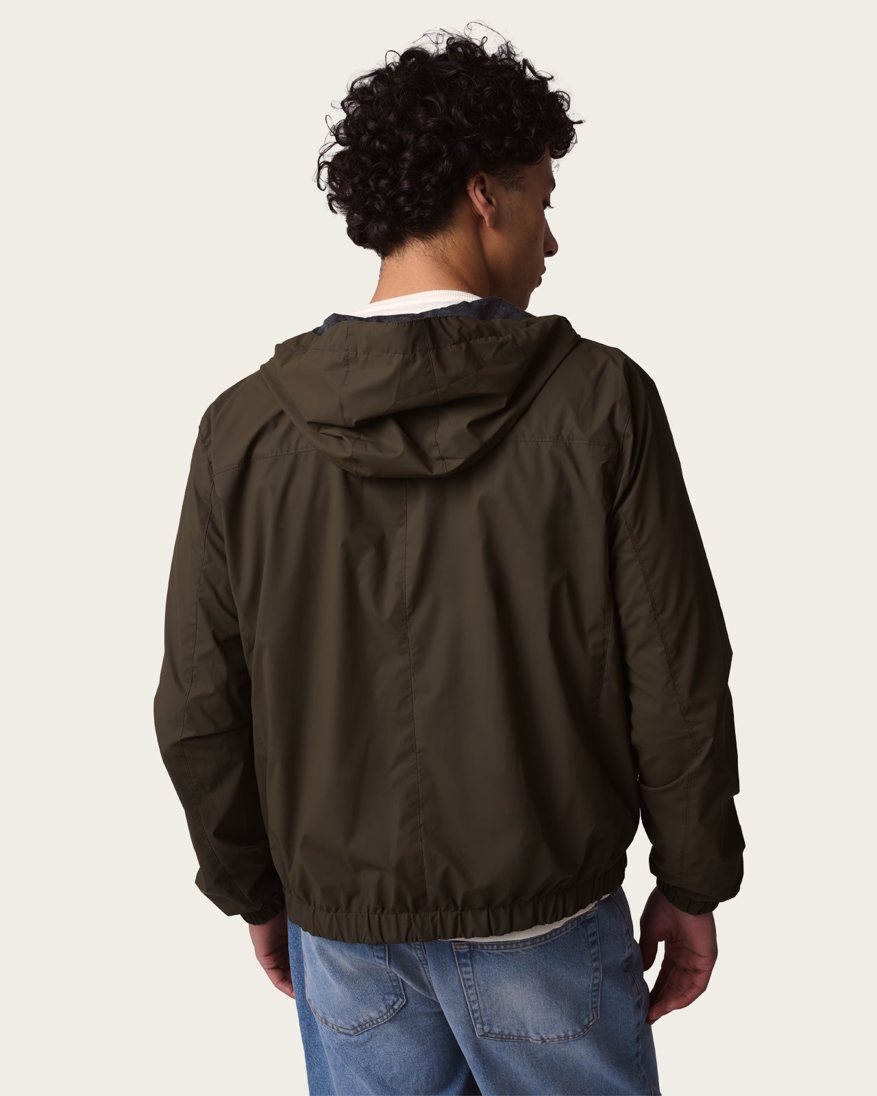 Reversible Jacket Olive Green