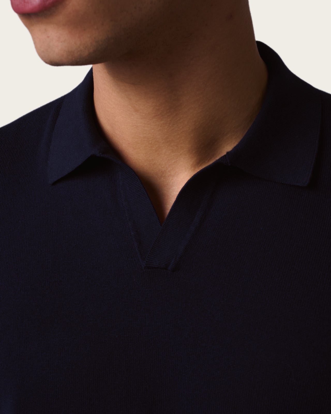 Seamless Polo Shirt Sapphire Blue