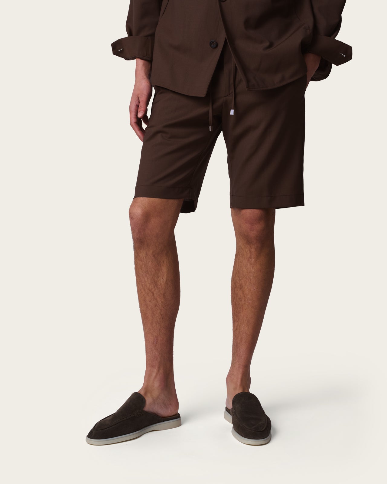 Tailored Shorts Autumn Brown