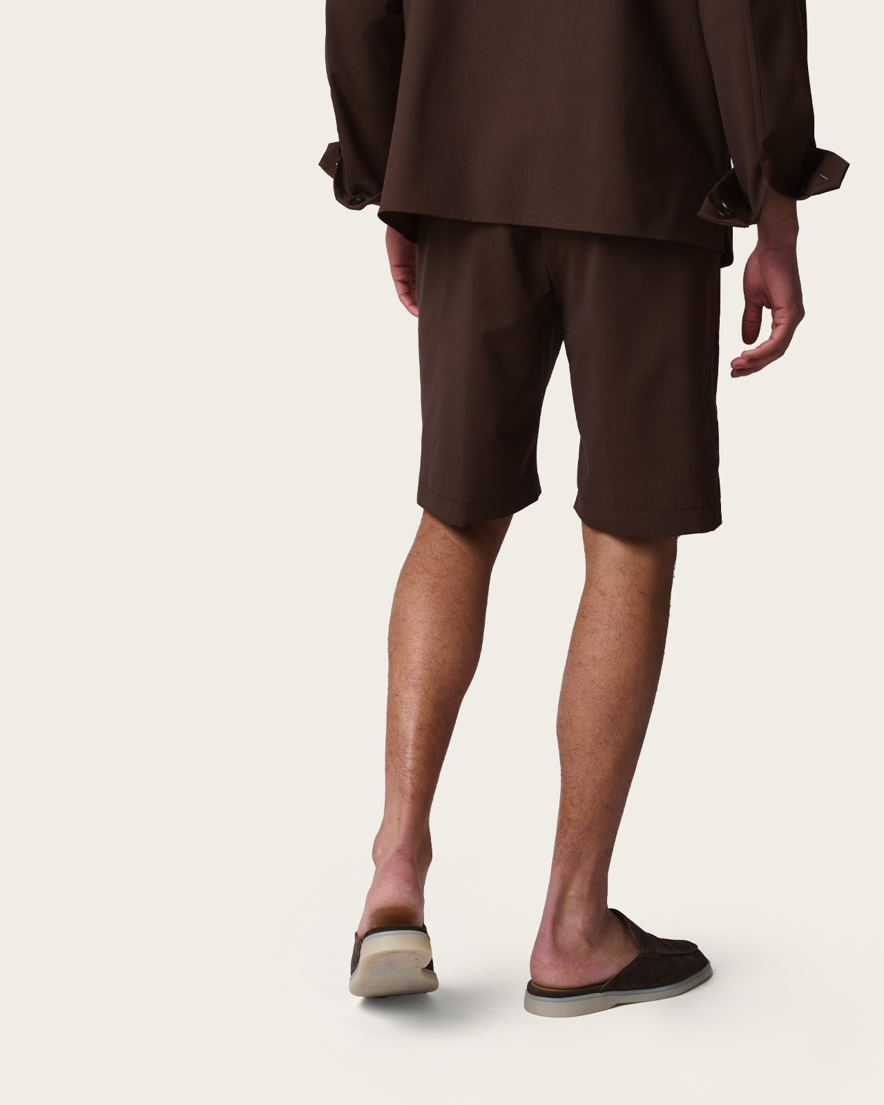 Tailored Shorts Autumn Brown