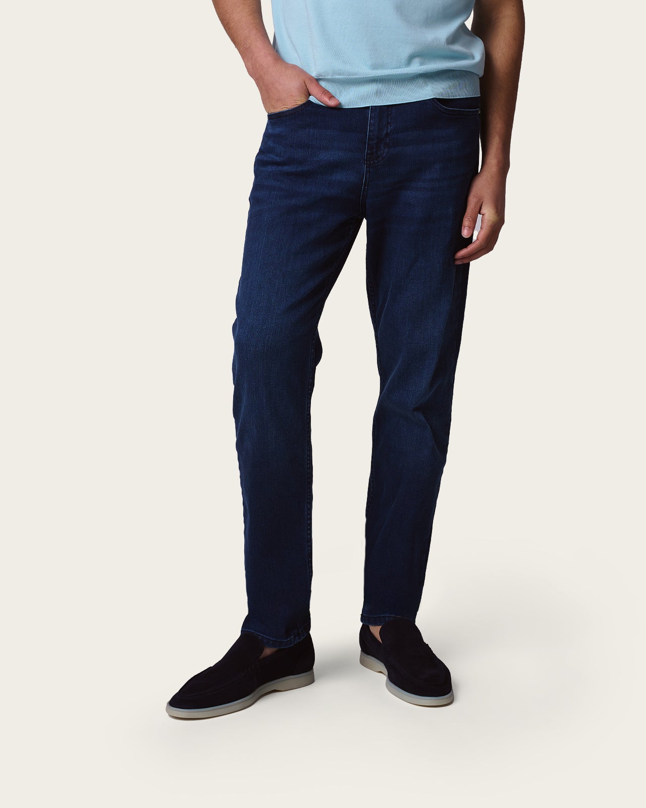 Denim Trousers Sapphire Blue