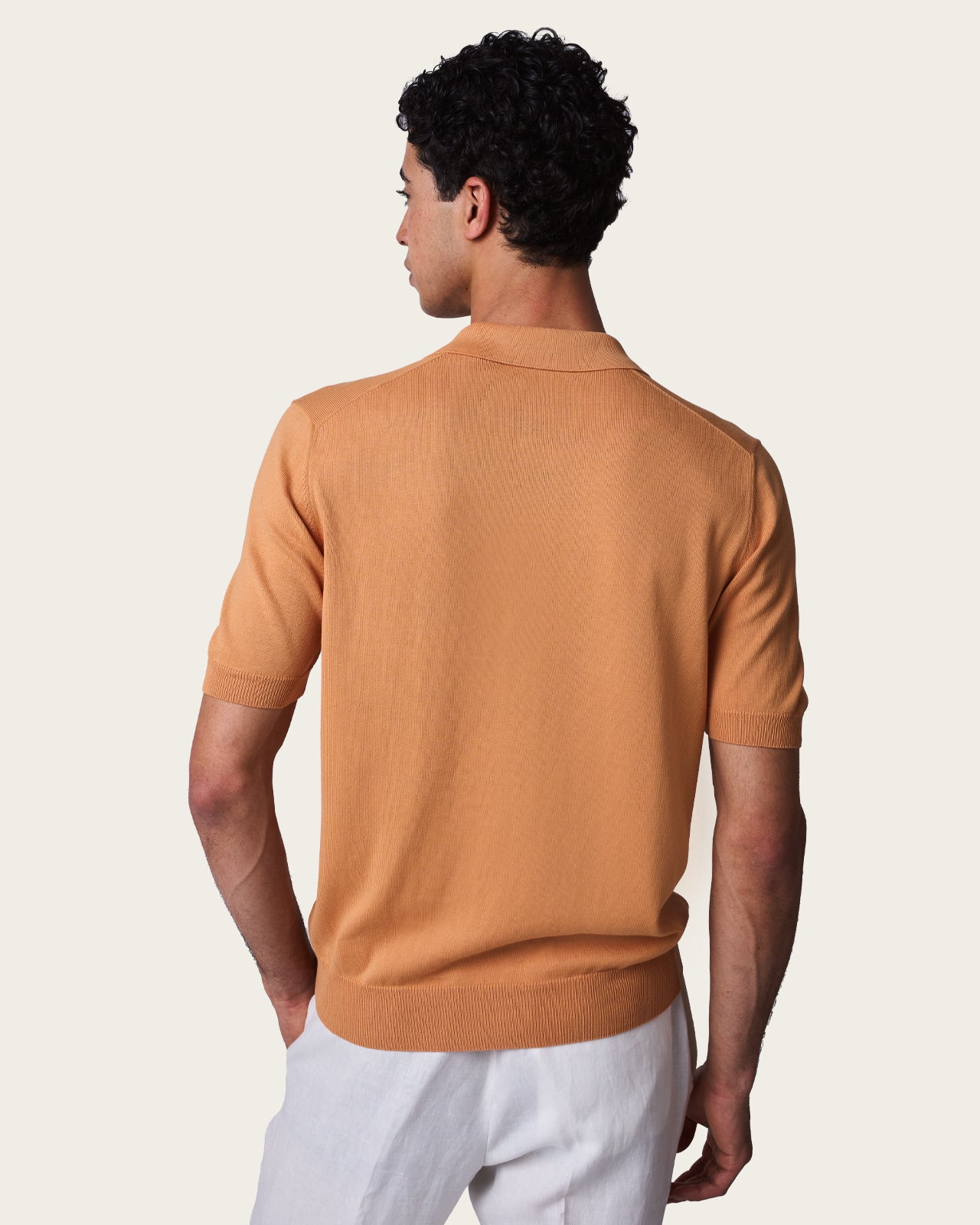 Seamless Polo Shirt Burnt Orange