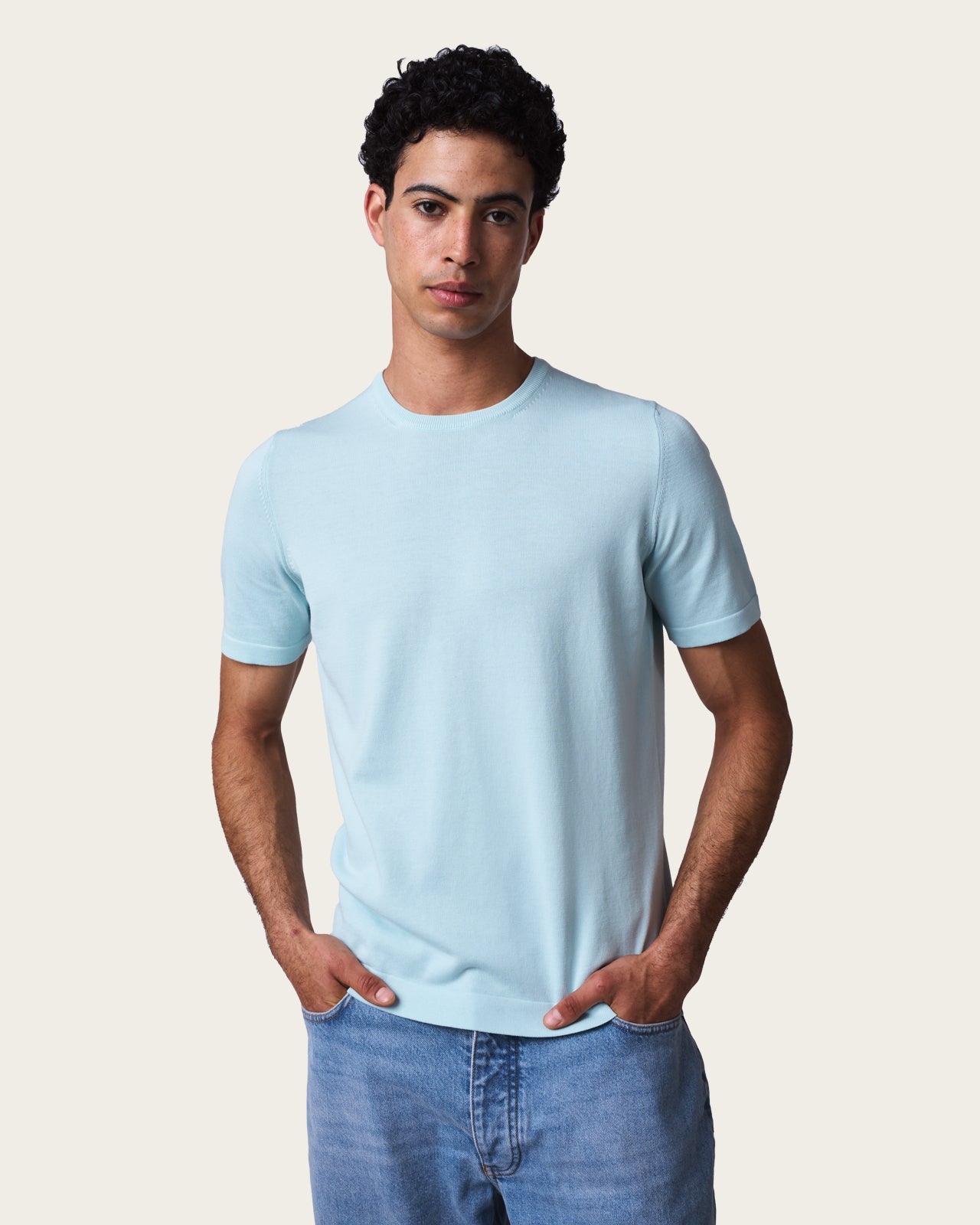 Knitted T-shirt Pure Mint