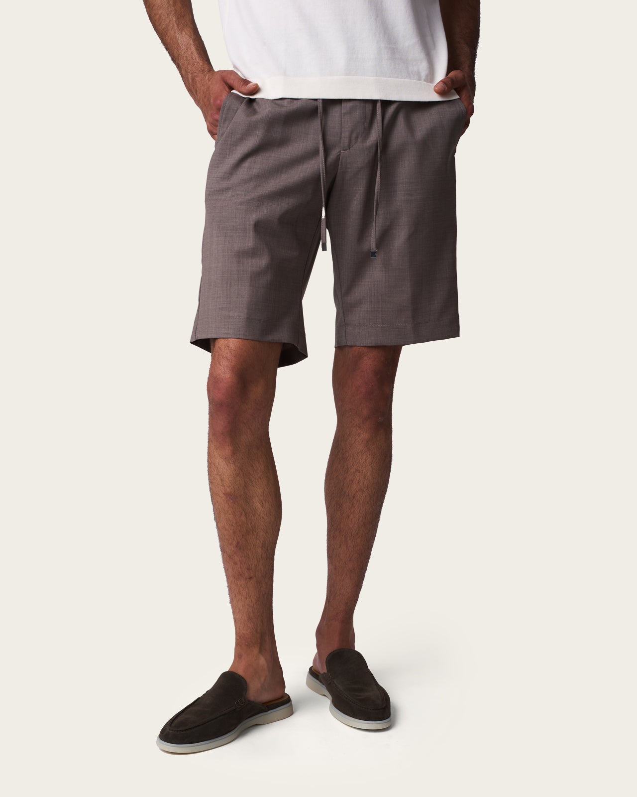 Tailored Shorts Greige