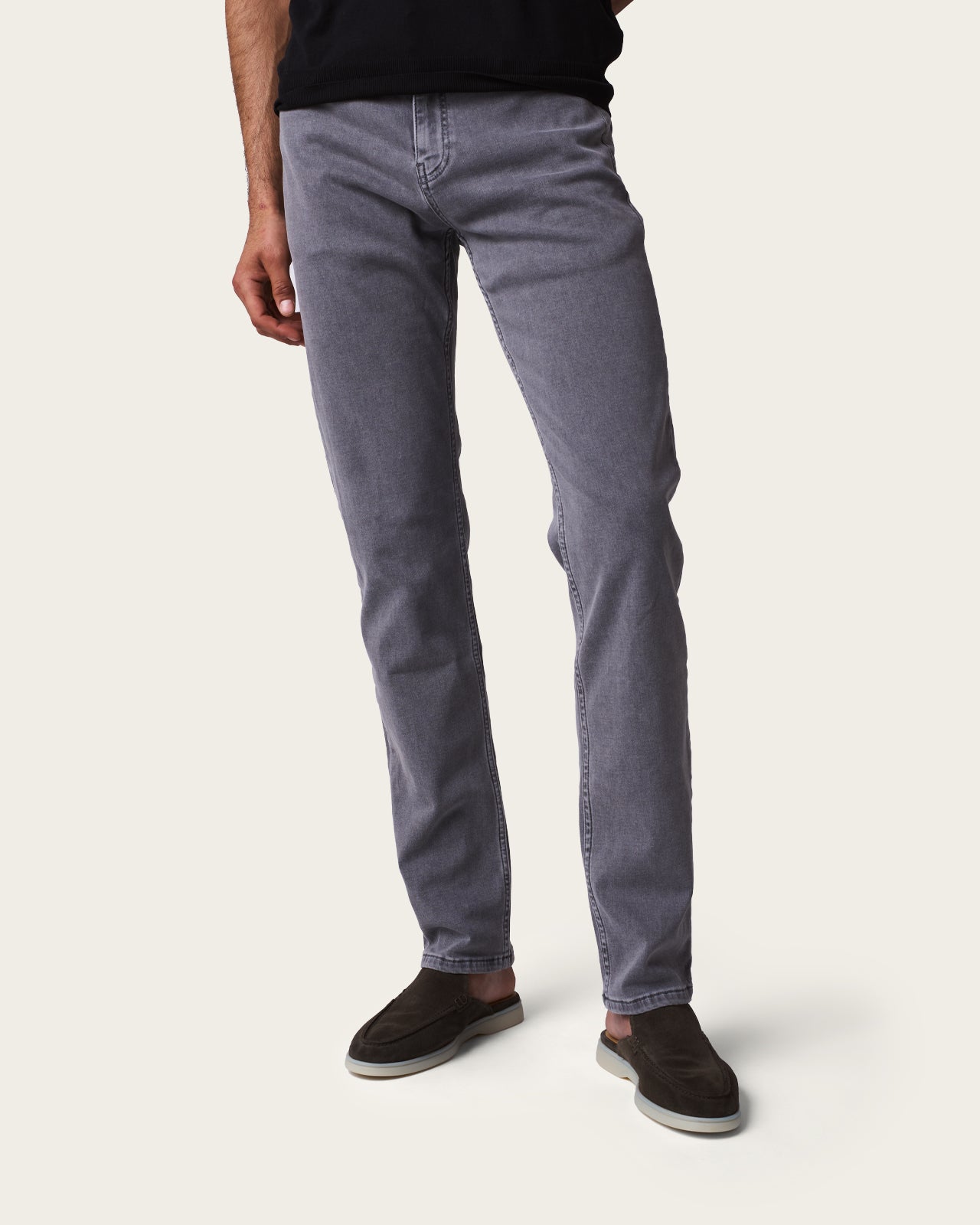 Denim Trousers Smoke Grey