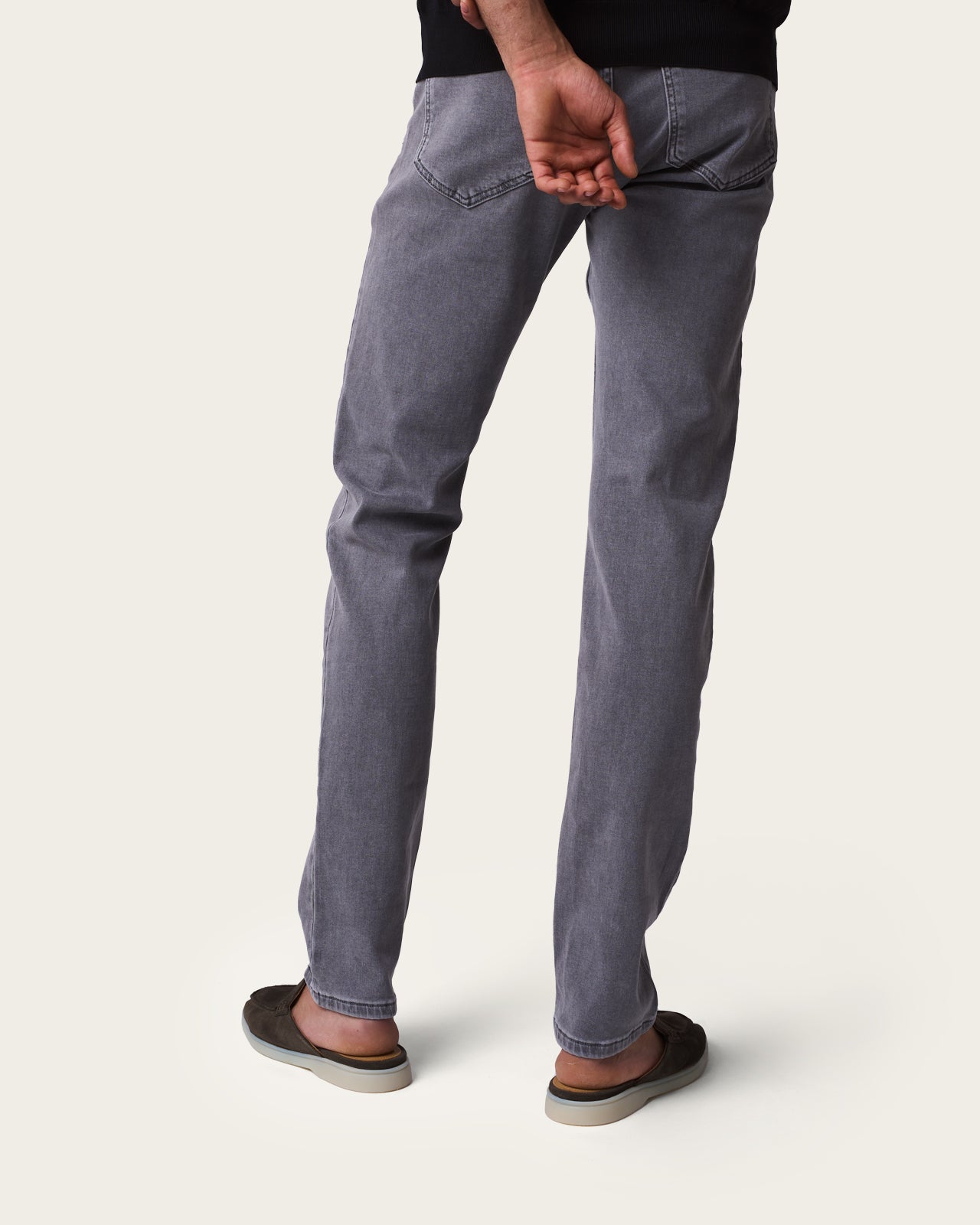 Denim Trousers Smoke Grey