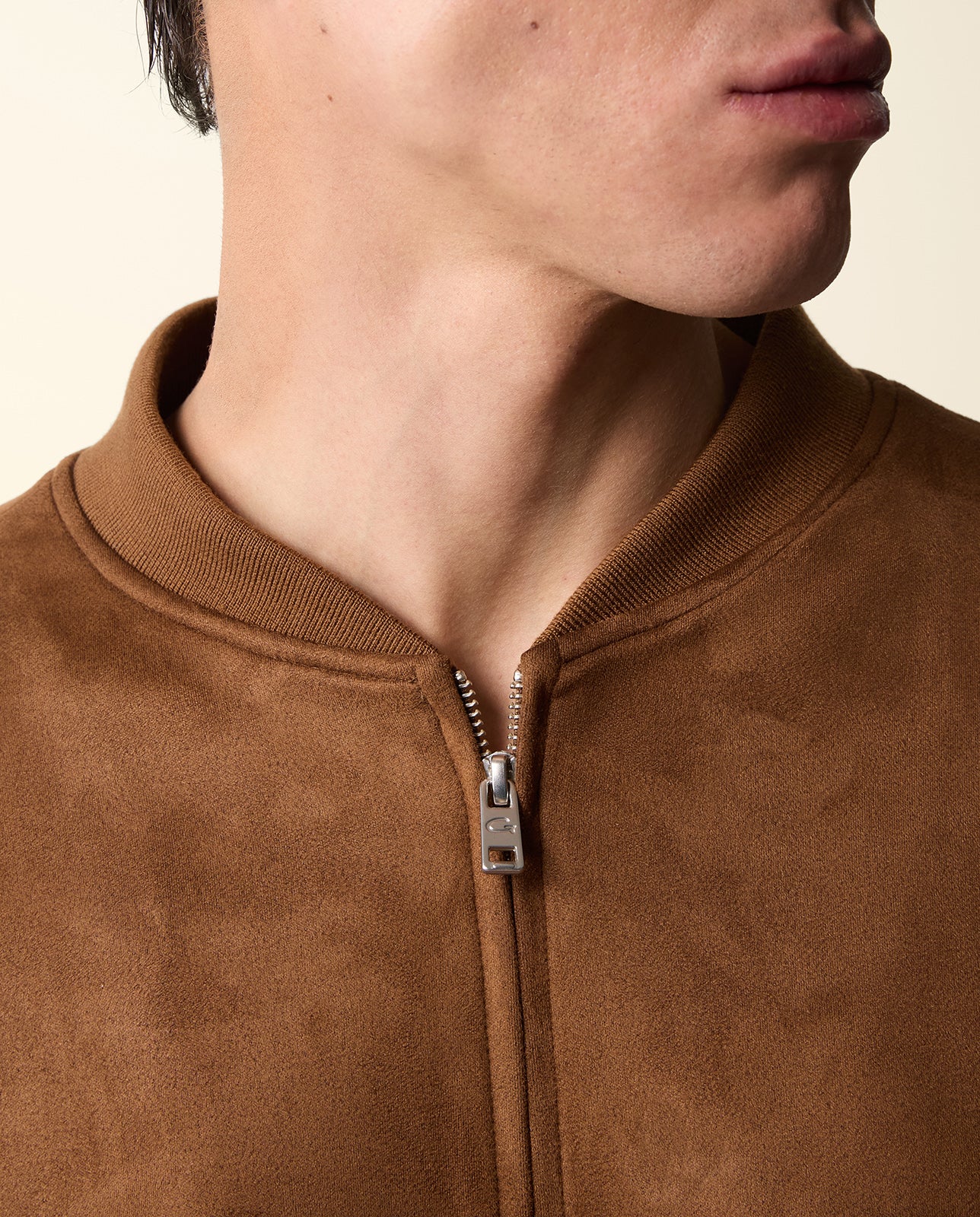 Suede Bomber Jacket