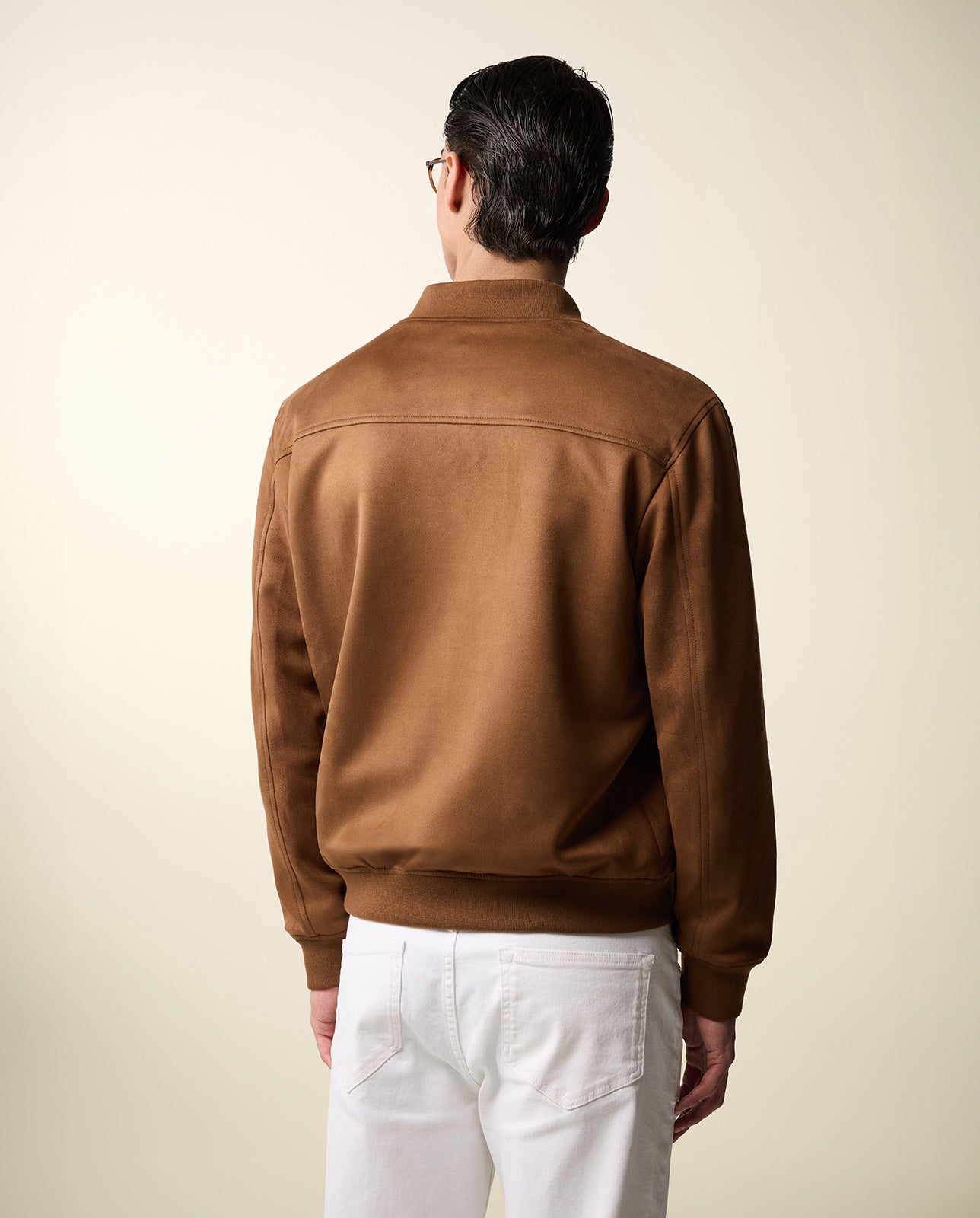 Suede Bomber Jacket