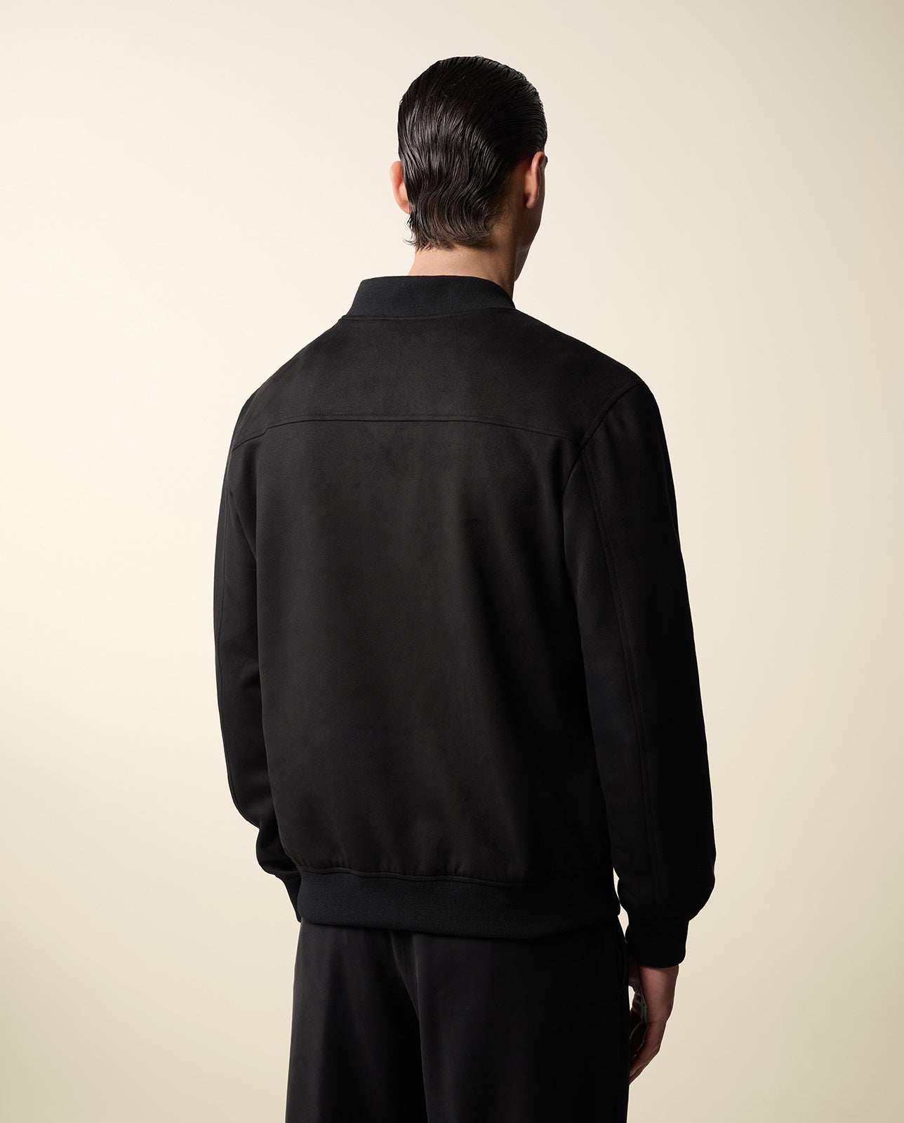 Suede Bomber Jacket