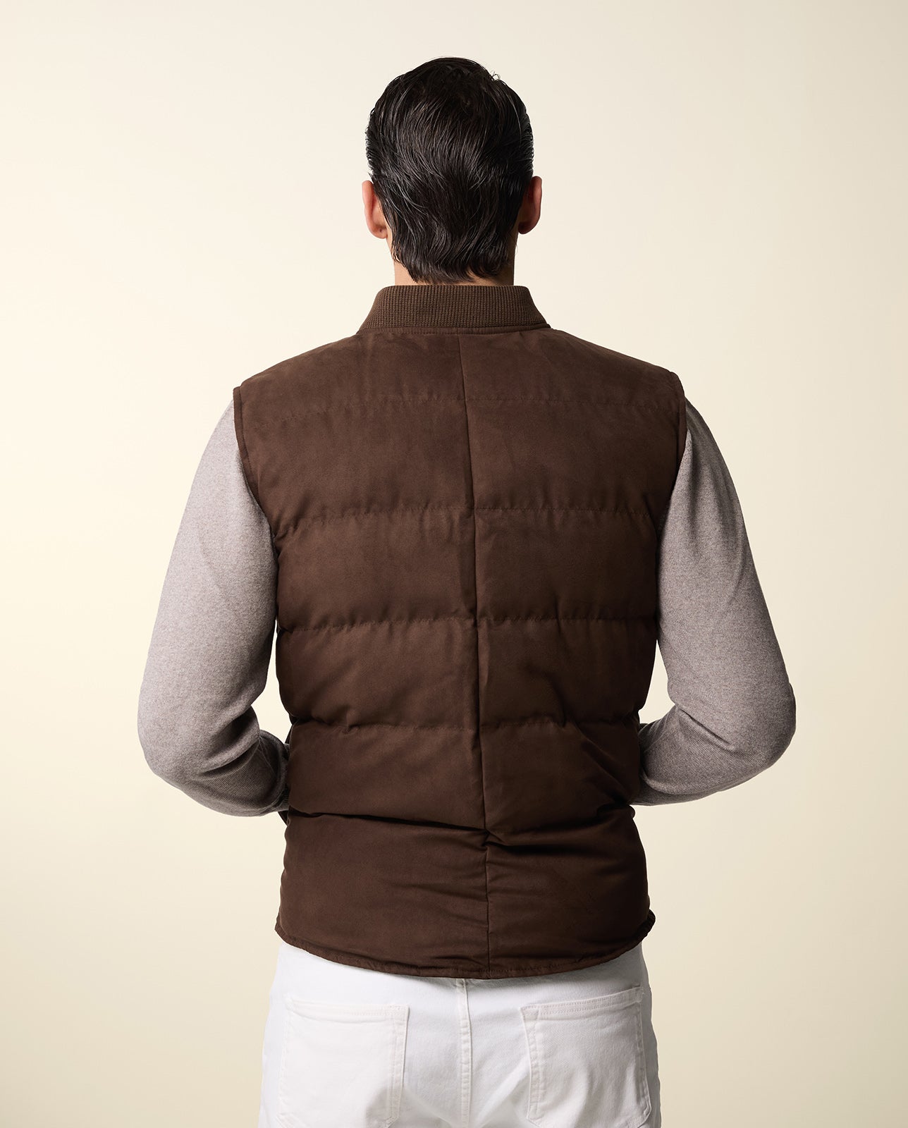 Suede Buttoned Vest
