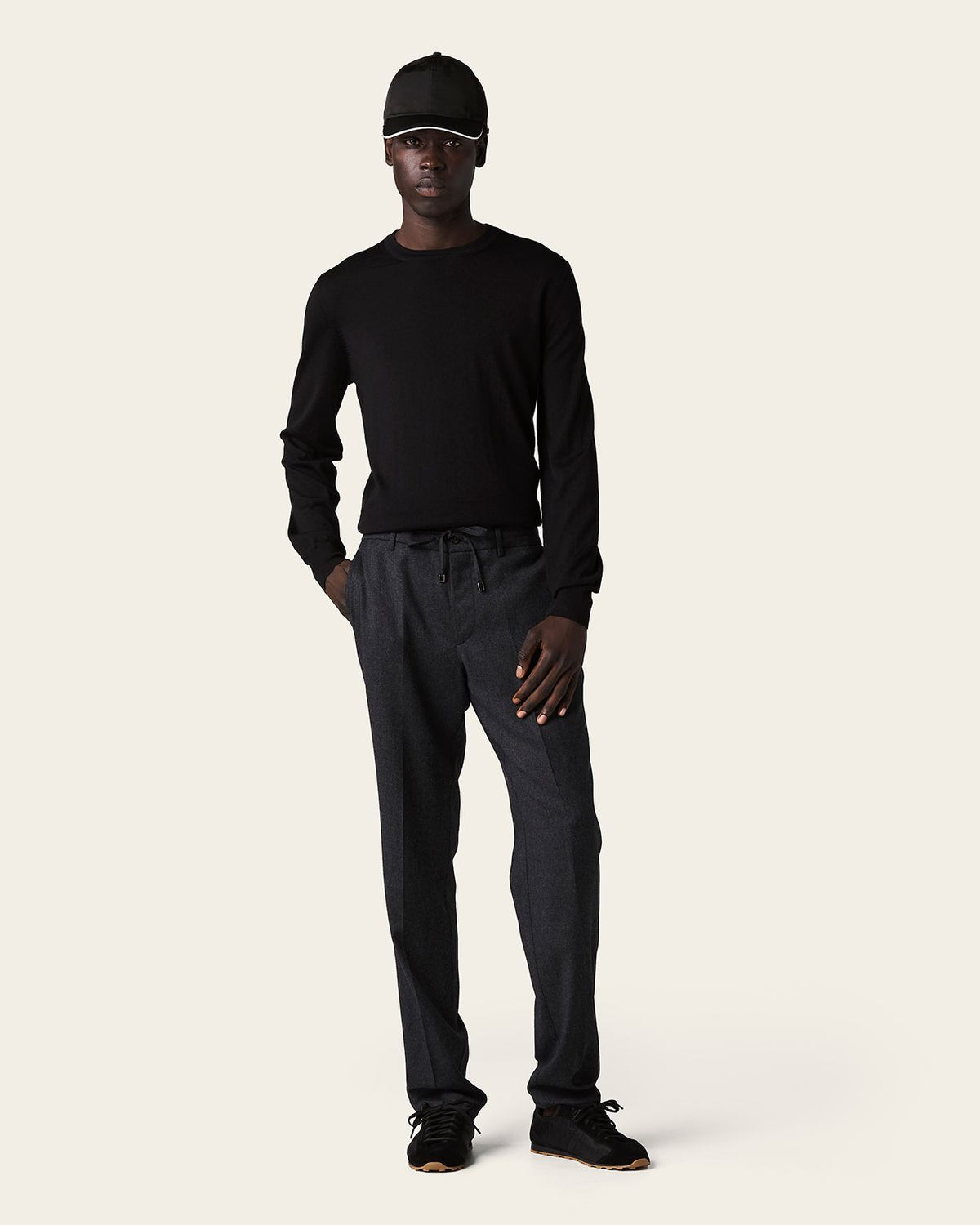 Harar Crewneck Midnight Black