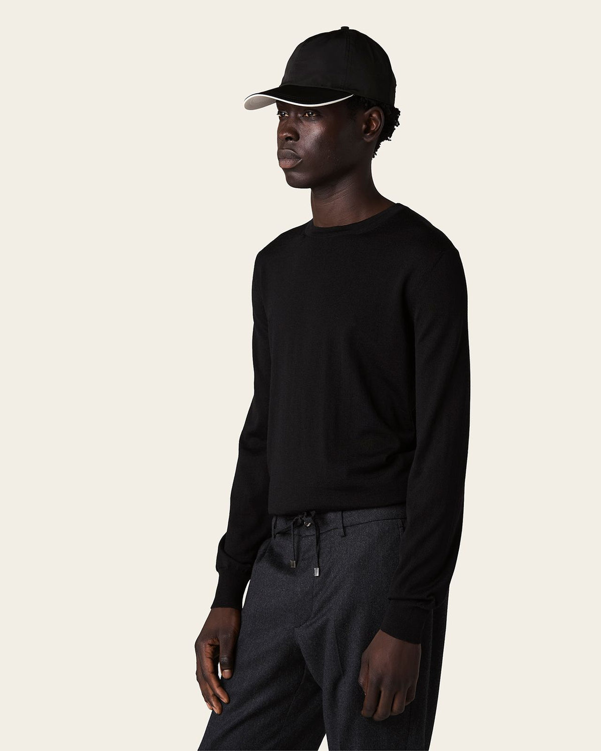 Harar Crewneck Midnight Black