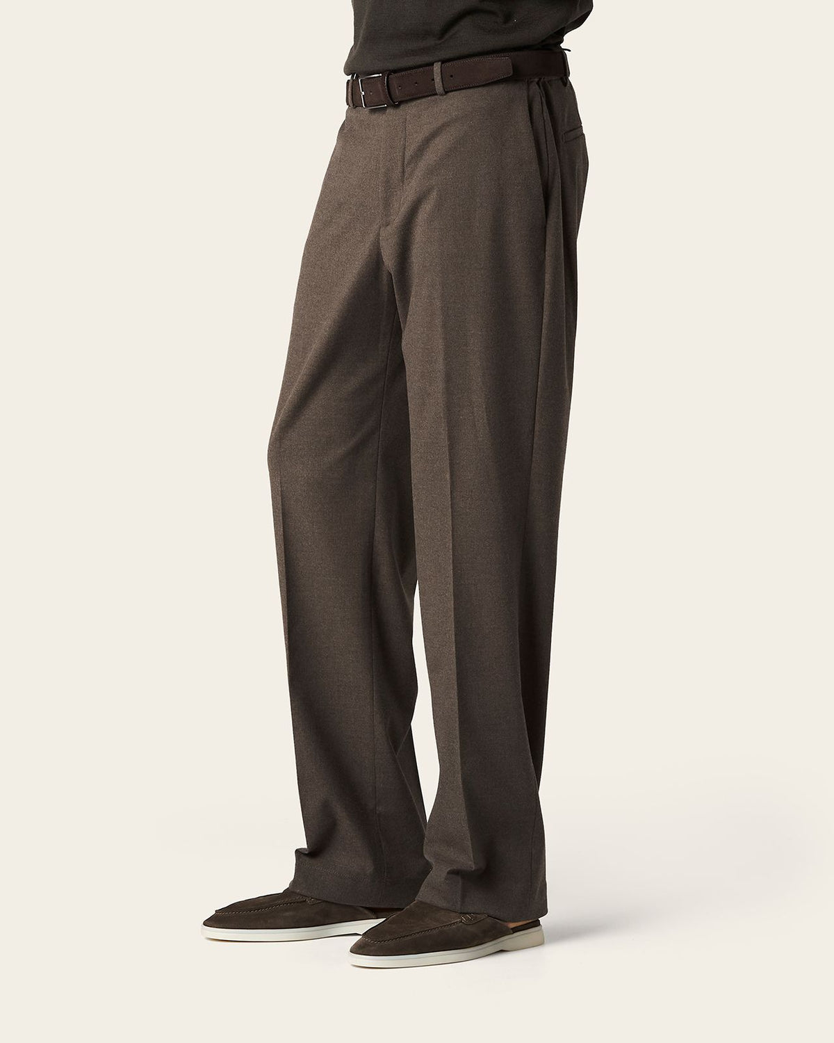 Harar Wide Trousers Olive Green