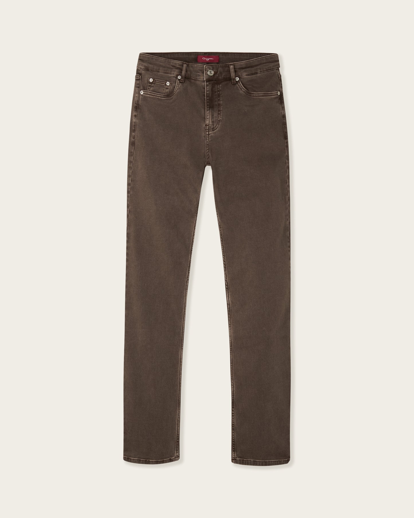Denim Trousers Mocha Brown