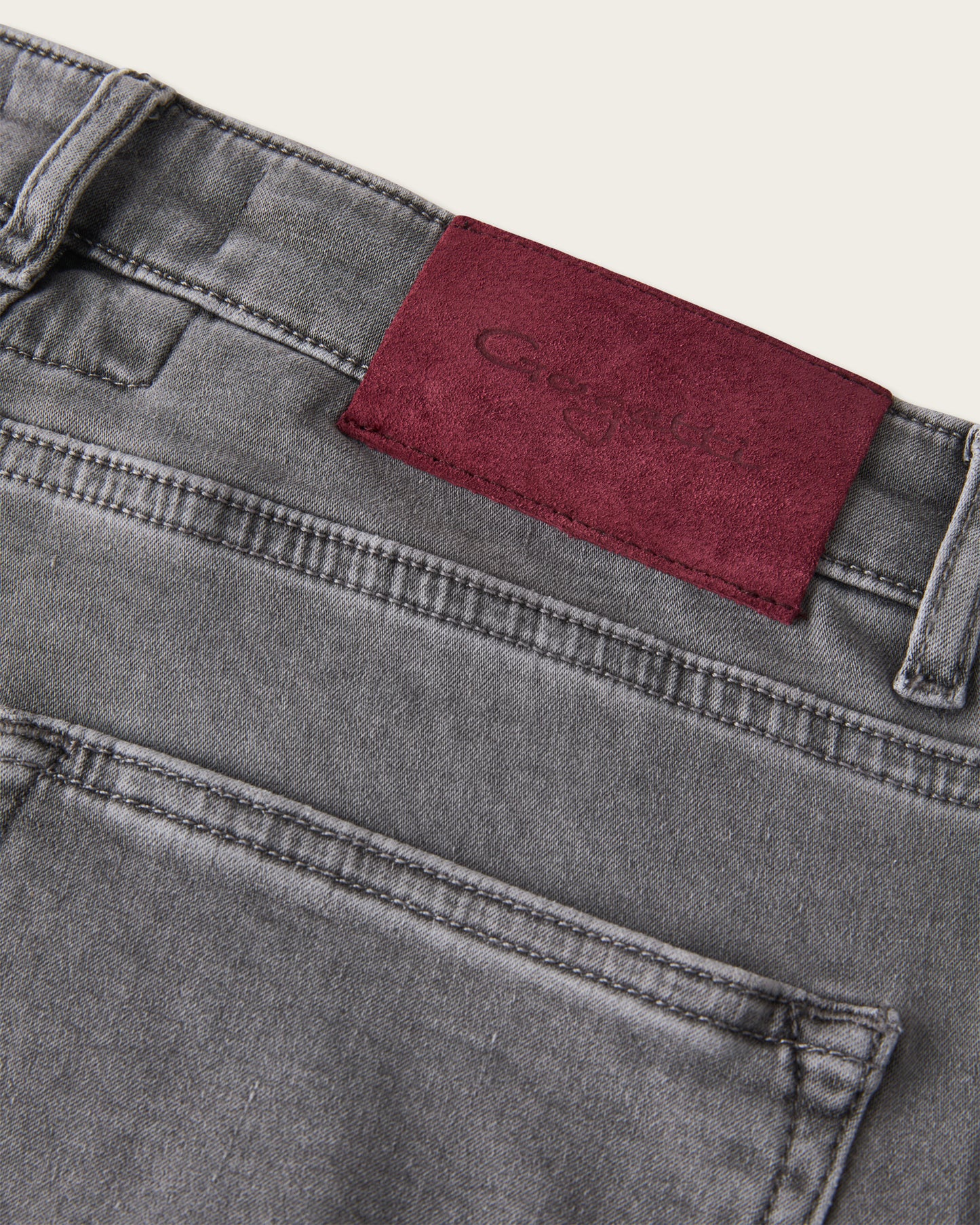 Denim Trousers Grey