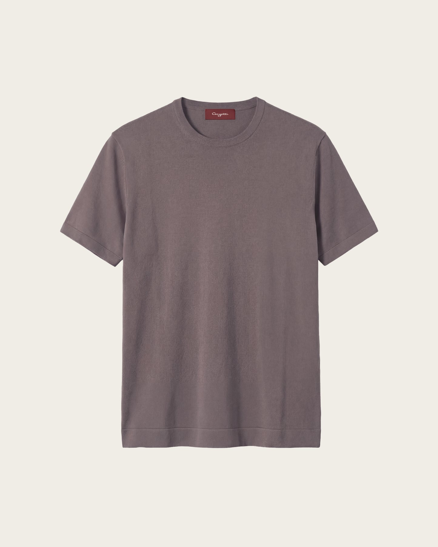 Knitted T-shirt Autumn Brown