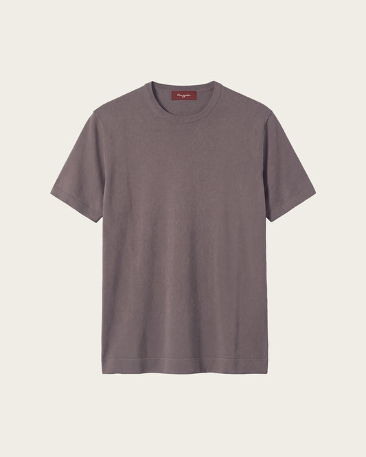 Knitted T-shirt Autumn Brown