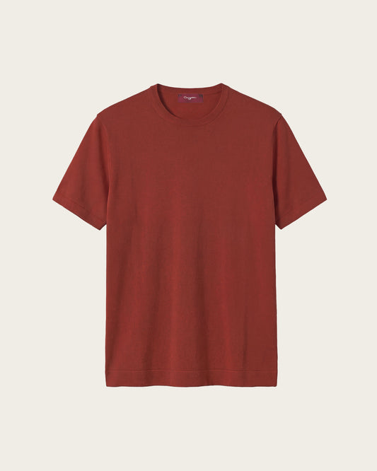 Knitted T-shirt Canyon rust