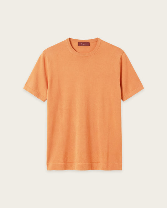 Knitted T-shirt Orange