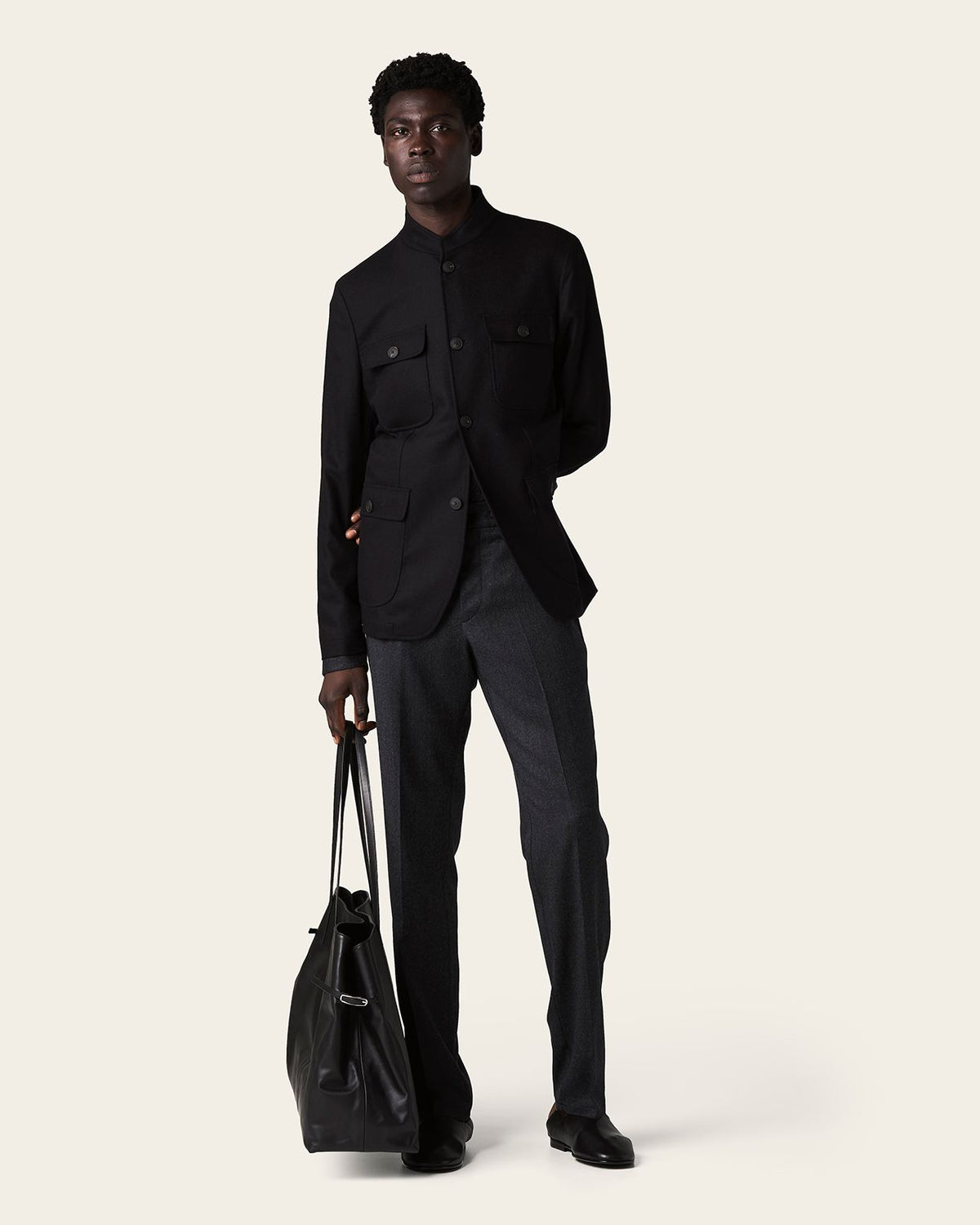 Kuro Blazer Midnight Black