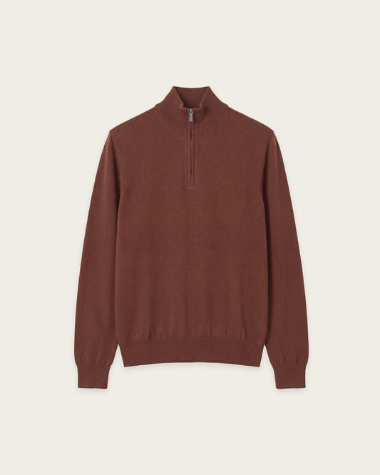 Lightweight Half Zip Jacket Canyon Rust