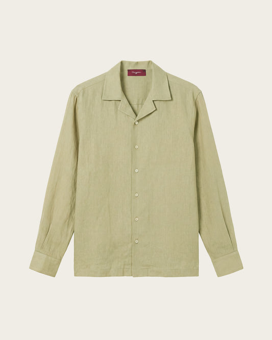 Linen Shirt Light Green