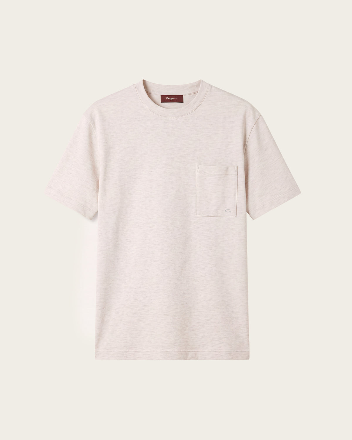 Lounge Pocket Tee Almond