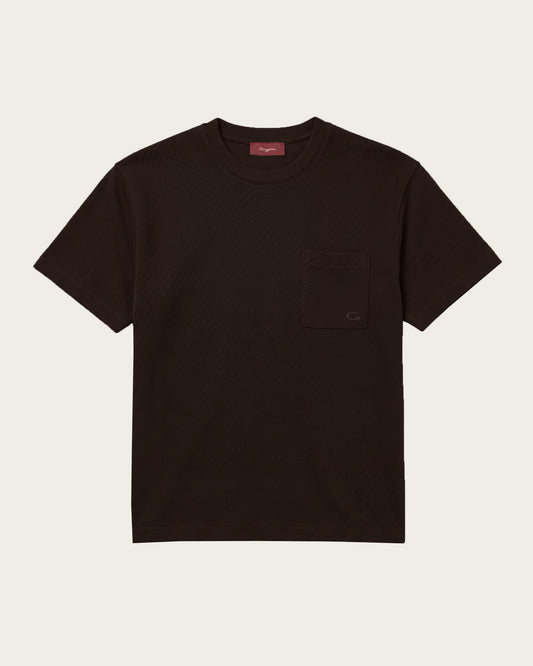 Lounge Pocket Tee Espresso Brown