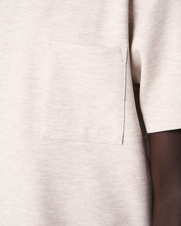 Lounge Pocket Tee Almond