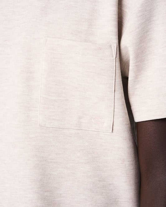 Lounge Pocket Tee Almond