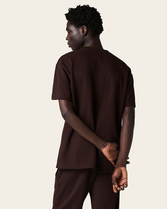 Lounge Pocket Tee Espresso Brown