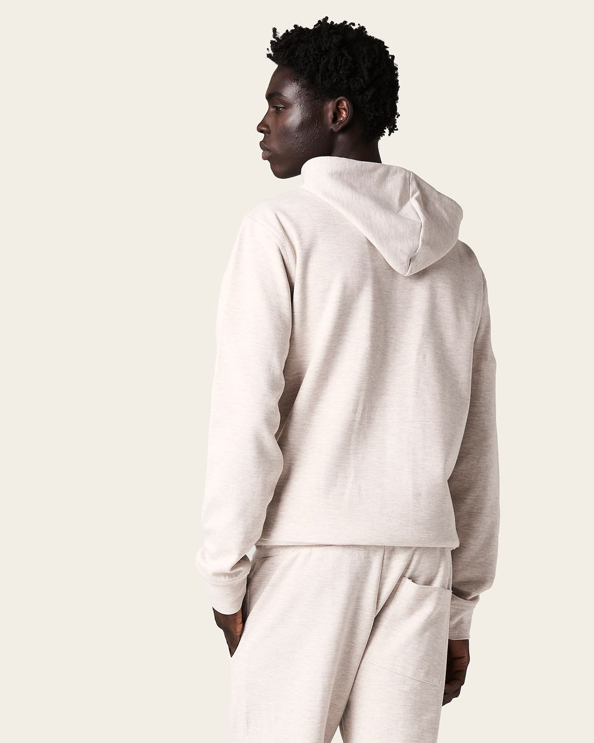 Lounge Zip Hoodie Almond