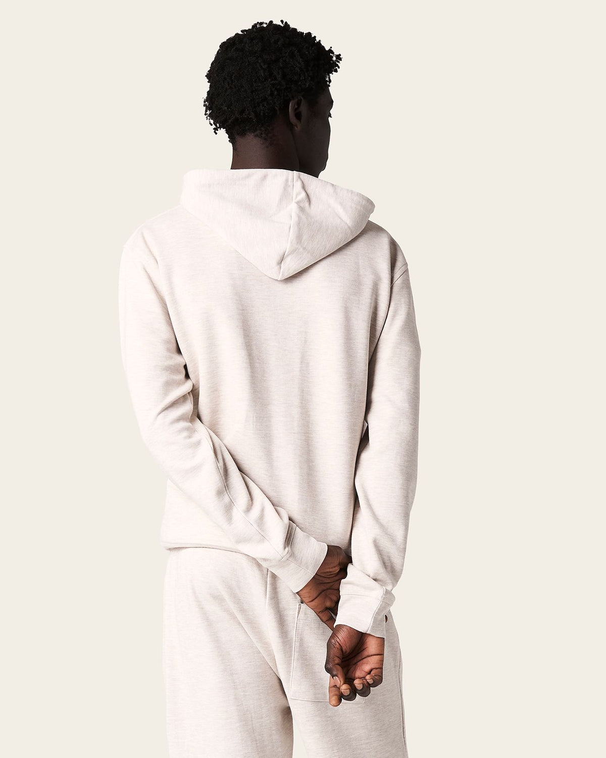 Lounge Zip Hoodie Almond