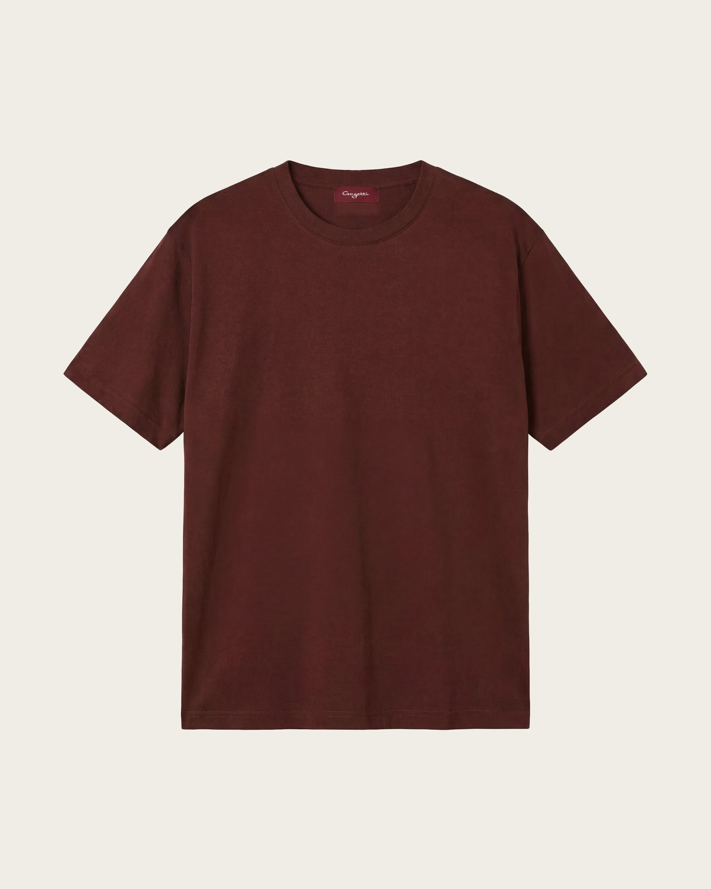 Mercerized Slim Fit Tee Canyon rust
