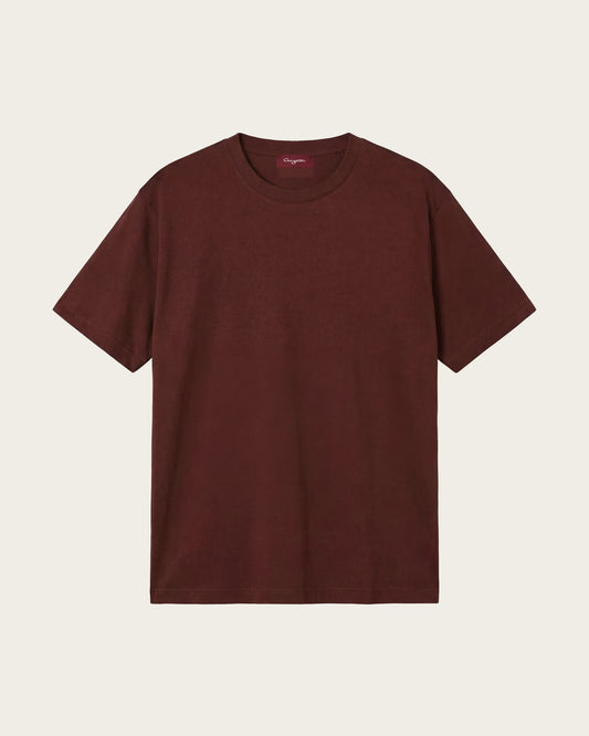 Mercerized Slim Fit Tee Canyon rust