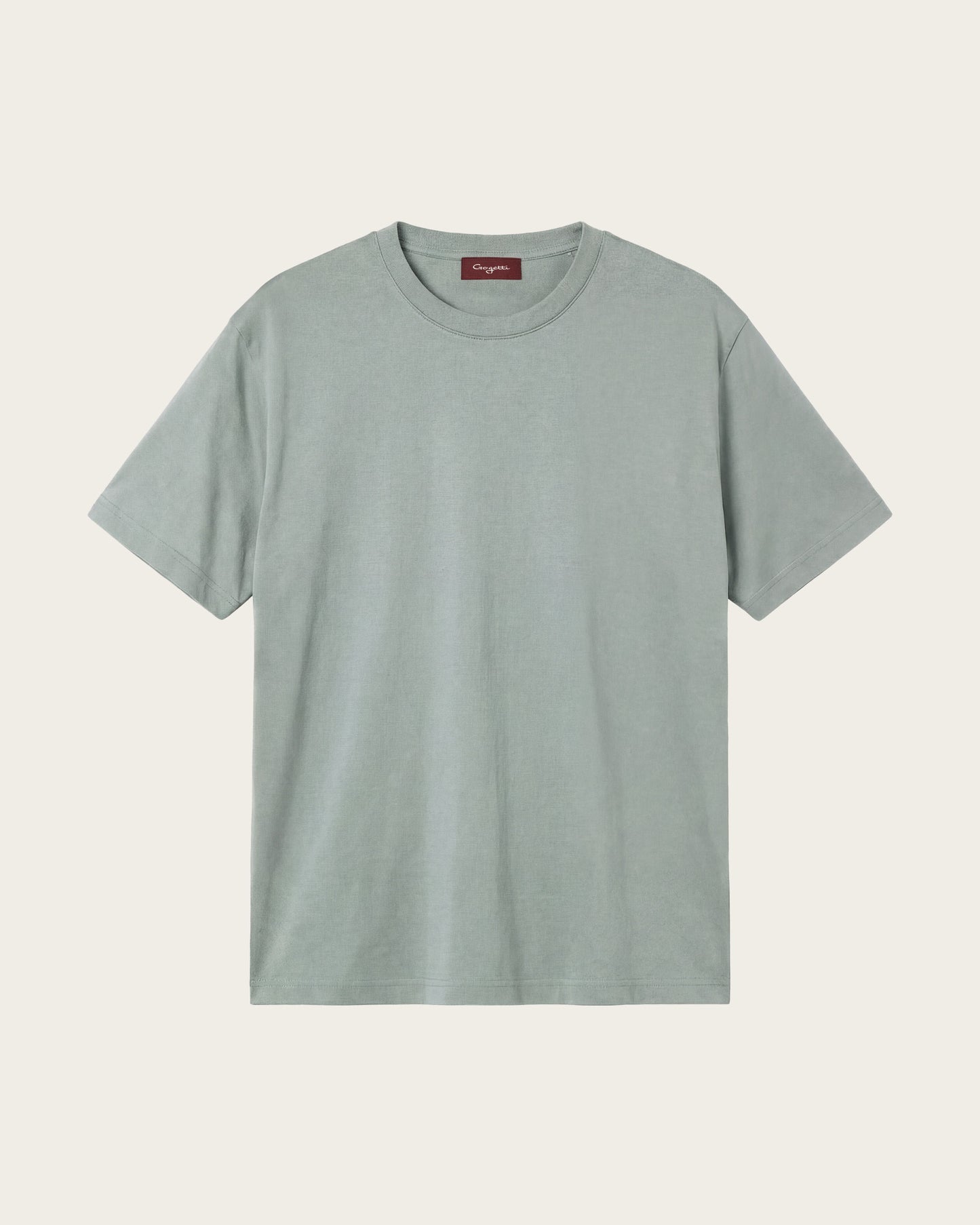 Mercerized Slim Fit Tee Light Green