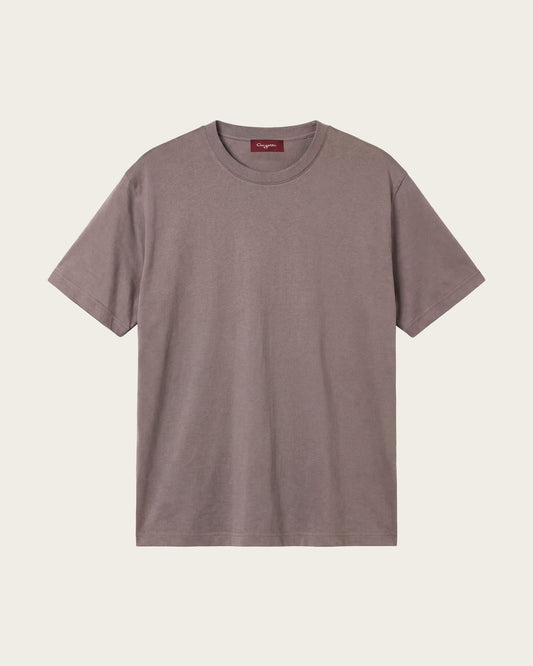 Mercerized Slim Fit Tee Taupe