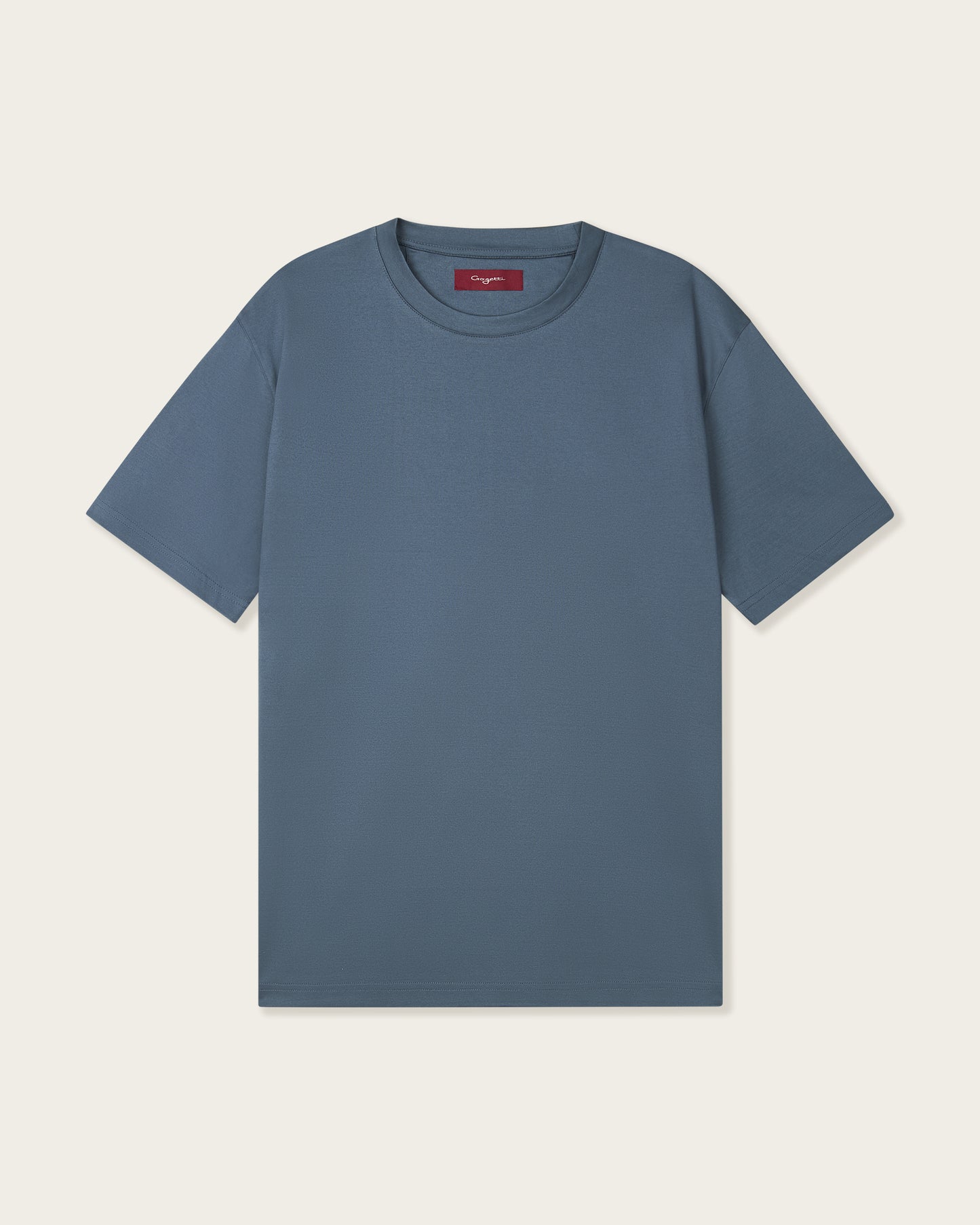 Mercerized Cotton T-shirt ice Blue