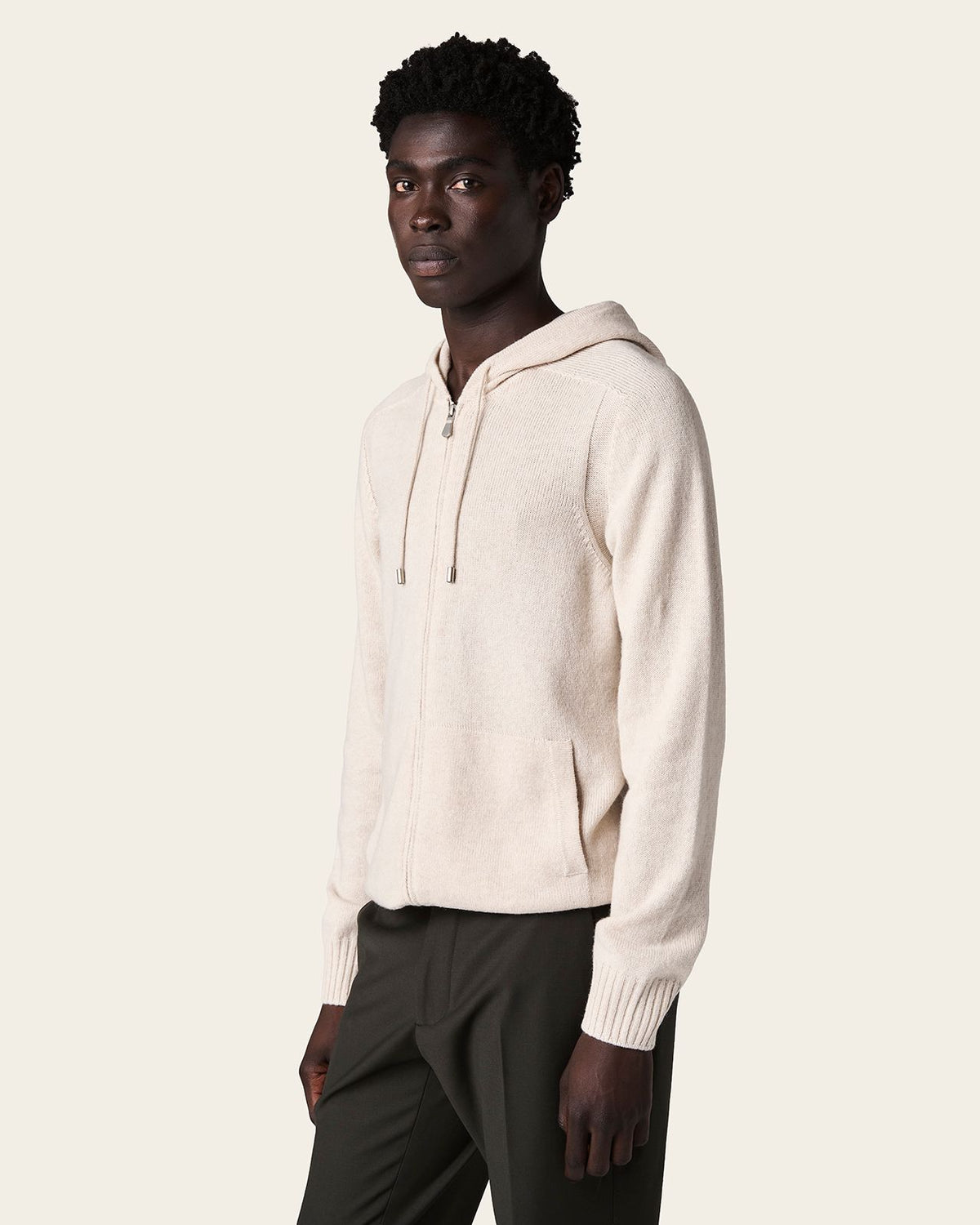 Montaro Knitted Jacket Pebble Grey