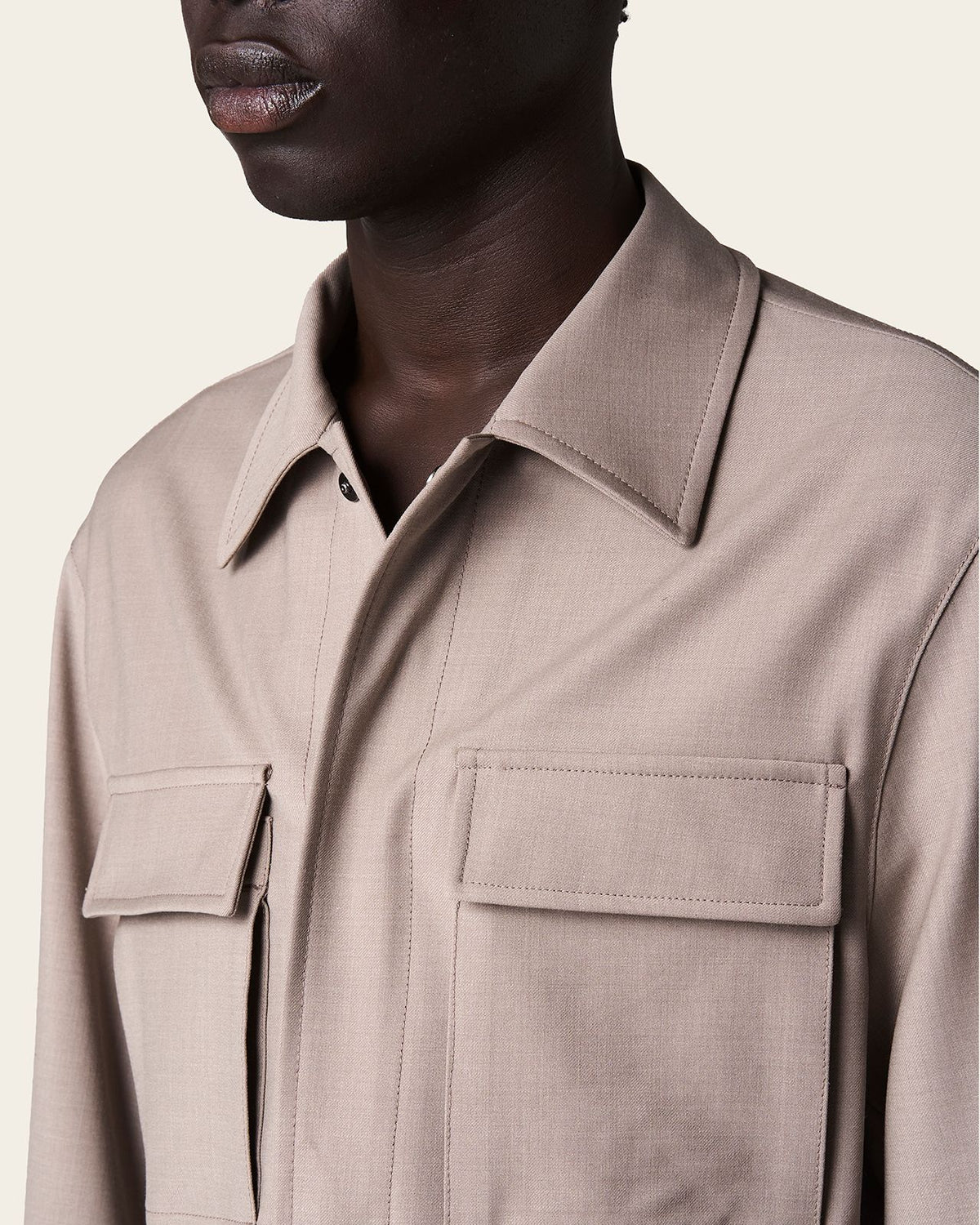 Naro Overshirt Greige