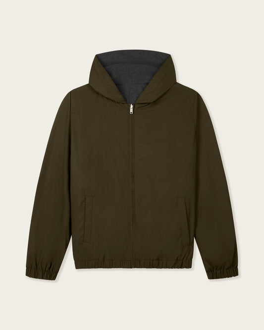Reversible Jacket Olive Green