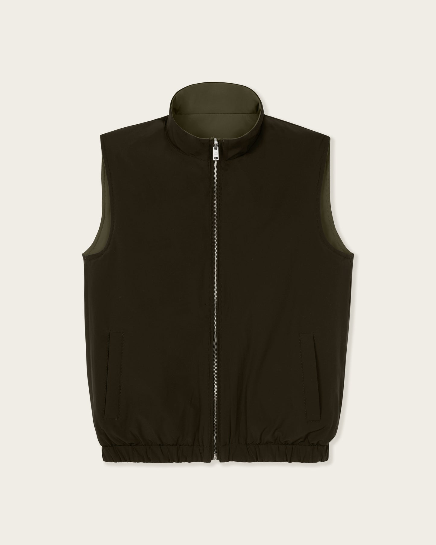 Reversible Vest Olive Green