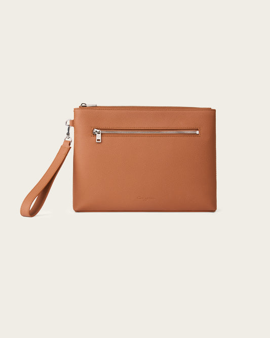 Sable Leather Pouch Mocca Brown
