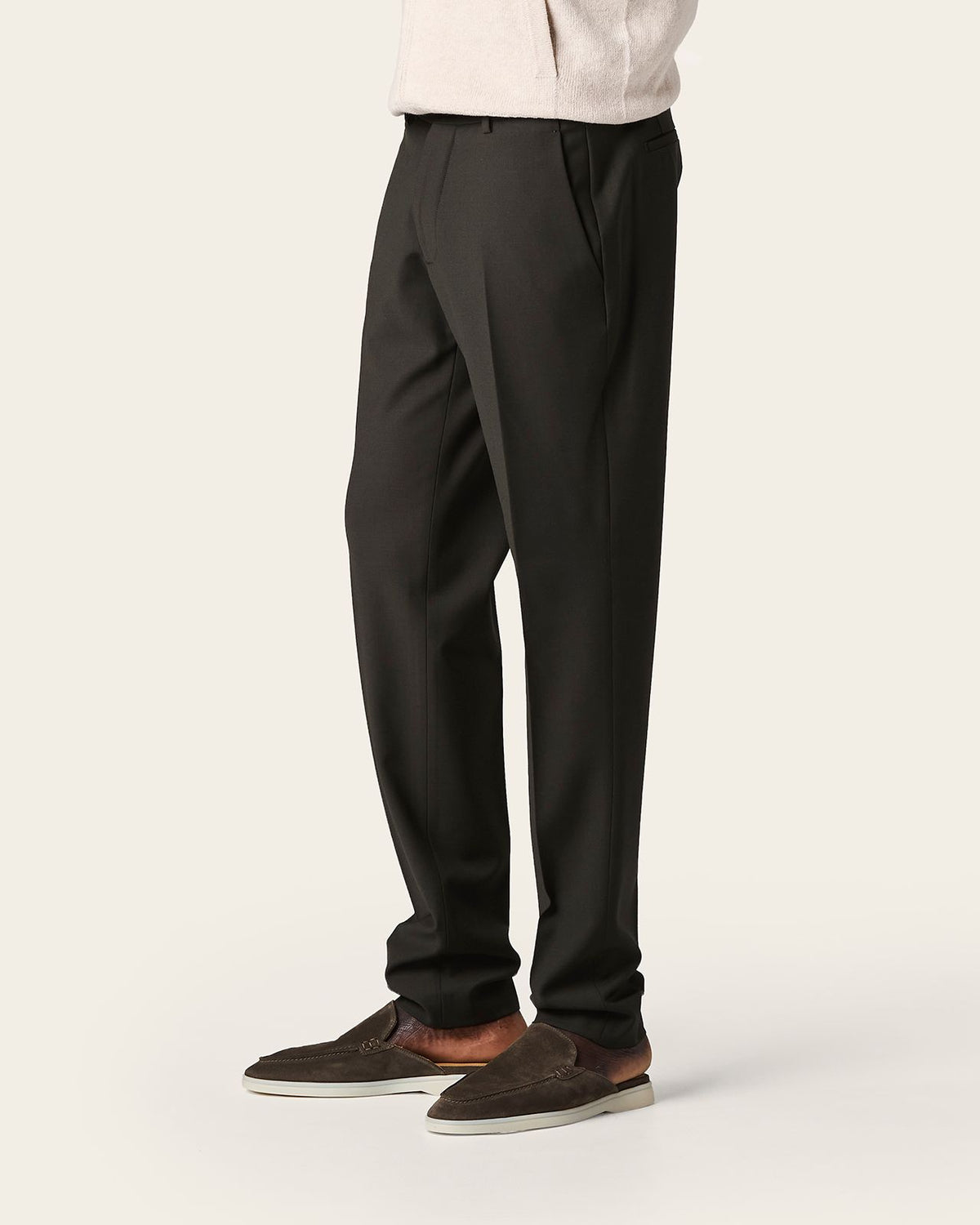 Sarto Slim Fit Trousers Olive Green